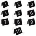 thumbnail image 1 of 10 pcs Triangle Number Markers Acrylic Number Sign Crime Scene Markers Evidence Markers (1-10), 1 of 4