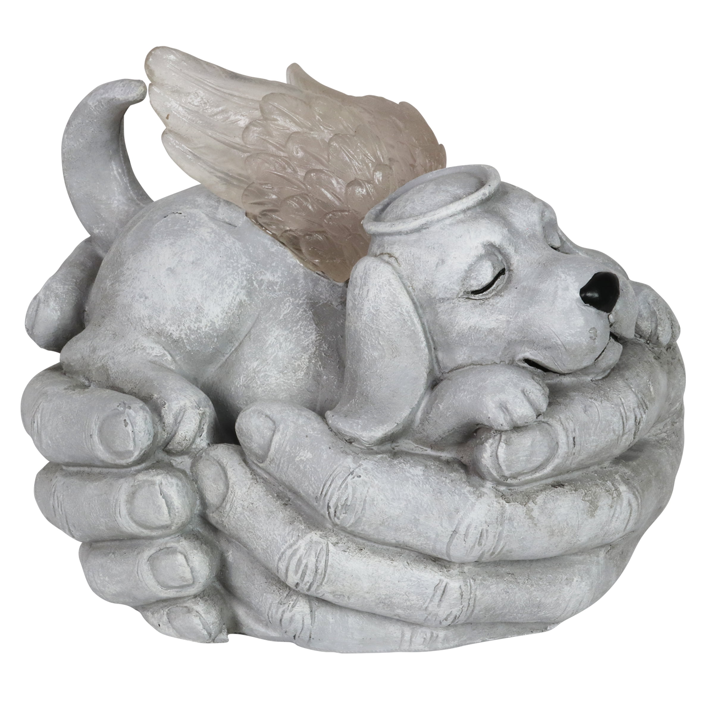 resin dog statue