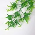 thumbnail image 5 of Artificial Vine, Viworld Hanging Ivy Sweet Potato Leaves Plastic Plants Foliage Vines, UV Resistant Greenery Fake Flowers for Indoor Outdoor Garden Door Wall Wedding Party Table Decoration Green 2Pcs, 5 of 7