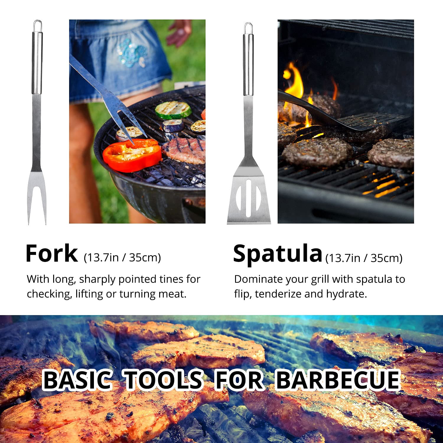 Cast Iron Hibachi Grill with BBQ Tool Set, Small Portable Tabletop Charcoal Grill for Camping, Japanese BBQ for 2 People
