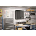 thumbnail image 6 of Suncast Commercial Grade Resin 1-Shelf Wall Storage Cabinet for Garage or Shed, Black, 6 of 6
