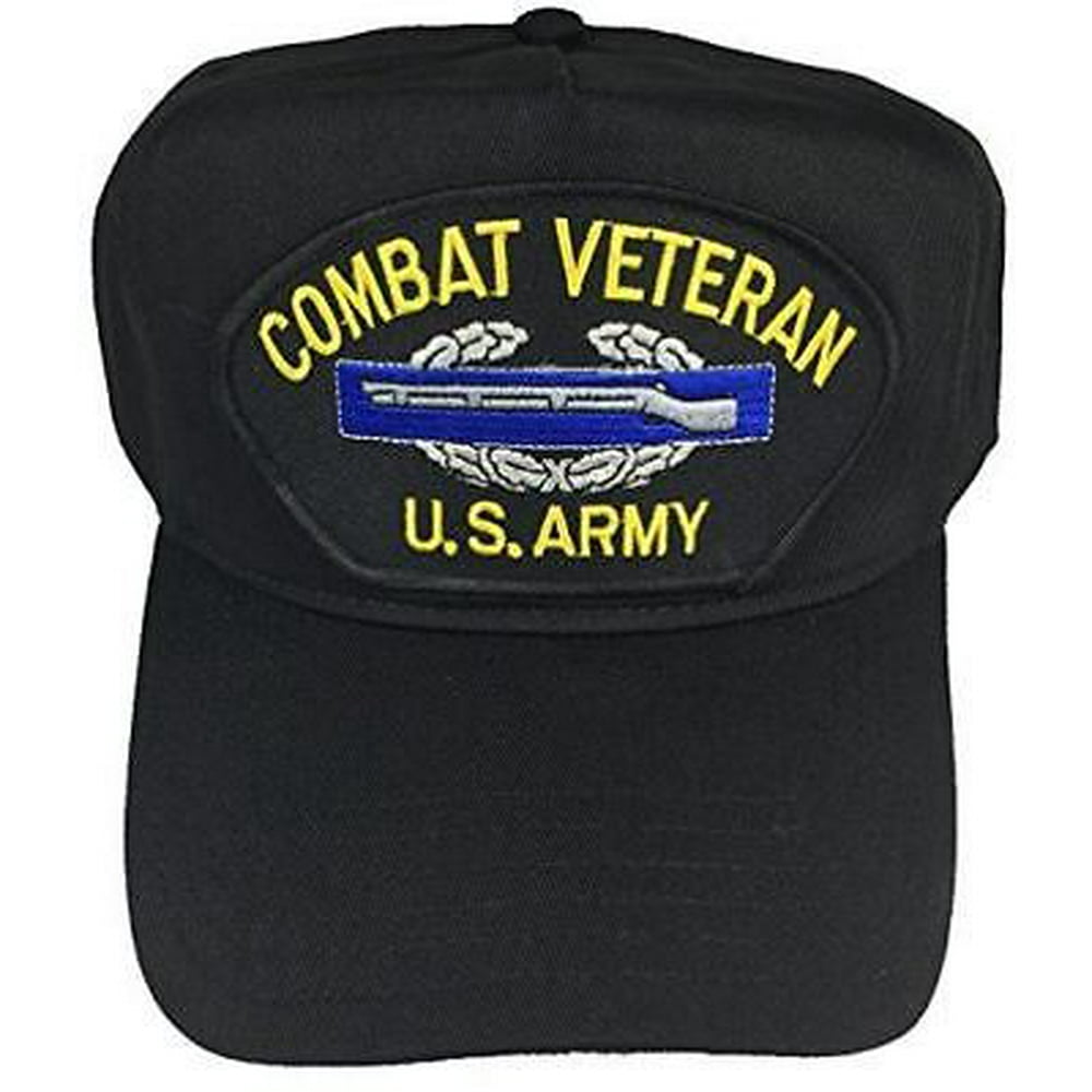 COMBAT VETERAN US ARMY W/ COMBAT INFANTRY BADGE CIB HAT CAP Walmart