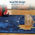 thumbnail image 7 of Christmas 4'x6' Area Rug Blue Washable Living Room Rugs Xmas Decor Accent Area Rug Soft Low Pile Carpet for Indoor, 7 of 7