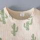 thumbnail image 5 of Ropa Para Bebé (Niño O Niña), Conjunto Para Niño Pequeño, Manga Corta, Estampado De Cactus Arcoíris, Pantalones Cortos, Conjunto De Dos Piezas Para Niños, Verde Menta Odeerbi  LM103-9890, 5 of 7