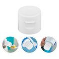 thumbnail image 2 of 50pcs White Travel Toothpaste Covers for Baby Use Durable PP Squeeze Tube Caps with Minimalist Design, 2 of 8