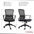thumbnail image 3 of Silla Ejecutiva Portonovo I Seating con Respaldo de Malla, Asiento Tapizado, 3 of 7