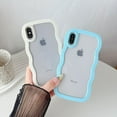 thumbnail image 2 of MYKOMI for iPhone X/Xs Case, Cute Curly Wave Frame Shape Shockproof Soft Compatible with iPhone Case, 2 of 6
