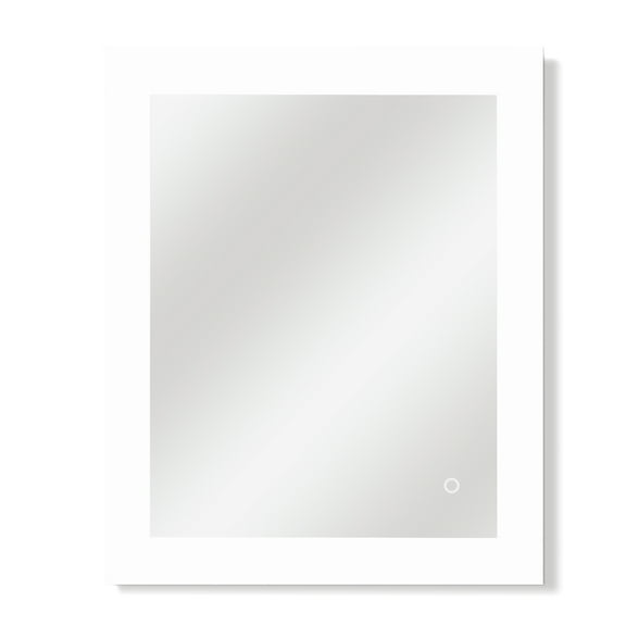 Dyconn Faucet Royal Tri-Color Wall Mounted Backlit LED Bathroom Vanity Mirror with Touch ON/OFF Dimmer & fog free Function (24"W X 34"H)