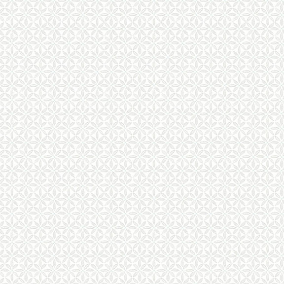 3122-10610 Jellia Grey Petal Geometric Wallpaper with Abstract Floral Design in Grey Neutral Colors Farmhouse Style Prepasted Acrylic Coated Paper