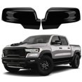 thumbnail image 1 of Cubiertas de espejo negras brillantes para Dodge Ram 1500 2019-2025, 1 of 7