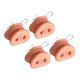 thumbnail image 1 of 4pcs Simulation Pig Nose With Elastic Band Costume Animal Mask Halloween Fancy Ball Party Prop for Kids Adult, 1 of 3