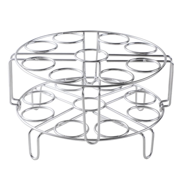 Accesorios de rejilla para vaporizador de huevos Cesta de acero inoxidable 9 agujeros Marcos superpuestos Suministros de cocina Inevent JJ15989-03