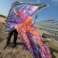 thumbnail image 4 of Large Jellyfish Kite for Kids Adults Beginner, 114 x 57 Inch Single Line Colorful with Tail Kite with Winding Handle and Line Outdoor Beach Park Flying Games Activities Birthday Gift, 4 of 7