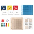 thumbnail image 2 of Tablero de multiplicación Montessori Yotijar bloques de matemáticas 2 en 1 de madera tabla de multiplicar, 2 of 6