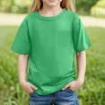 thumbnail image 2 of Toddler T Shirts for Boys Girls Soft Short Sleeve Shirts Boys Green Shirts Toddler Baseball Shirt Boys 3T Shirts, 2 of 6