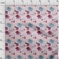 thumbnail image 2 of oneOone Polyester Spandex Light Pink Fabric Florals Sewing Fabric By The Yard Printed Diy Clothing Sewing Supplies 56 Inch Wide, 2 of 4