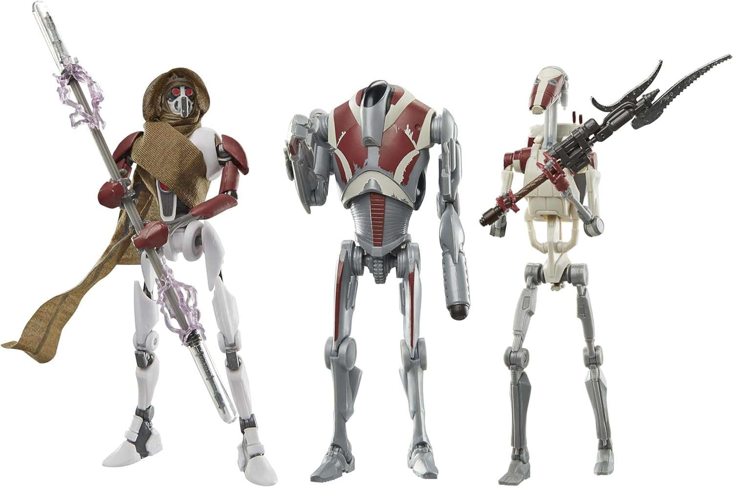 STAR WARS Jedi: Survivor Black Series MagnaGuard, Super Battle Droid, Battle Droid Exclusive Action Figure 3-Pack