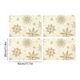 thumbnail image 3 of NWOKYZGH Pine Trees Snowflake Merry Christmas Placemats for Dining Table, 12 x 18 Inch Seasonal Winter Washable Table Mats Set of 4, 3 of 6
