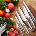 thumbnail image 6 of Knife set, Knife Set for Kitchen with Block, 14 Piece Kitchen Knife Set with Built-in Sharpener, Professional High Carbon Stainless Steel Kitchen Knives For Chopping, Slicing, Dicing, 6 of 8