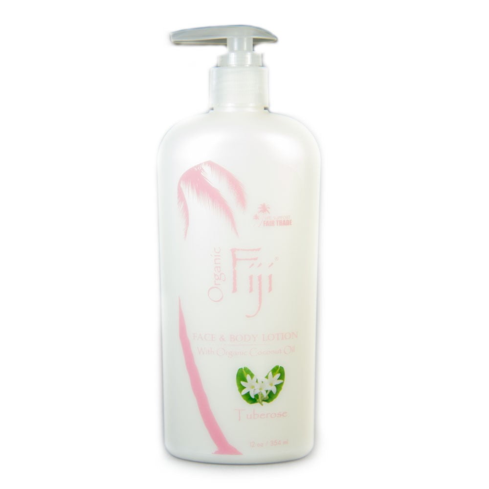 Organic Fiji Body Lotion, Tuberose, 12 Oz