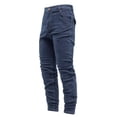 thumbnail image 2 of ZVNAΖH Men's Slim Fit Stretch Jeans Multi Pockets Skinny Jeans, Distressed Straight Leg Fashion Comfort Flex Waist Pants, Sizes 30 to 40, 2 of 8