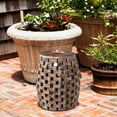 thumbnail image 4 of Maya Oval Rustic Garden Stool, 4 of 8