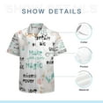 thumbnail image 7 of High Quality Hawaiian Shirts for Men Short Sleeve Aloha Beach Shirt Floral Summer Casual Button Down Shirts Blouses 34TYPZ, 7 of 7