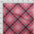thumbnail image 2 of oneOone Organic Cotton Poplin Twill Fabric Tartan Check Print Fabric By The Yard 42 Inch Wide, 2 of 4