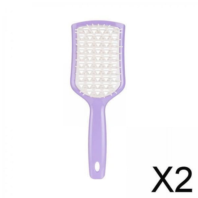 2 Cepillos para Desenredar El Cabello para Hombres Y Mujeres, Cómodos, Portátiles, Profesionales para Cabello , Grueso, Largo Y Ondulado, Cepill 2 piezas