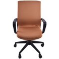 thumbnail image 1 of Housse de Chaise d'Ordinateur de Bureau, Housse de Chaise de Bureau Universelle Amovible Rotative Extensible Résiliente (Café, m), 1 of 7