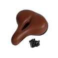 thumbnail image 3 of LOVIVER Selle de Vélo Selle de Remplacement Douce Résistante à l'Usure Grand Ultralégère Antichoc Siège Solide Cyclisme sur Route Selle Marron, 3 of 8