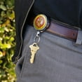 thumbnail image 2 of Tom and Jerry Jerry Character Heavy Duty Metal Retractable Reel ID Badge Key Card Tag Holder with Belt Clip, 2 of 5