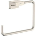 thumbnail image 1 of Hansgrohe AddStoris Modern Towel Ring in Brushed Nickel, 41754820, 1 of 3