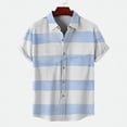 thumbnail image 3 of Camisas a rayas para hombre Camisas duraderas y frescas Camisas de vestir para hombre Camisas clásicas de color liso Ropa de diseñador de moda asequible para hombre Ropa formal, 3 of 4
