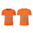 thumbnail image 4 of Men's Reflective T-Shirts for Work High Visibility Short Sleeve Apparel for Construction Daily Wear, 4 of 4