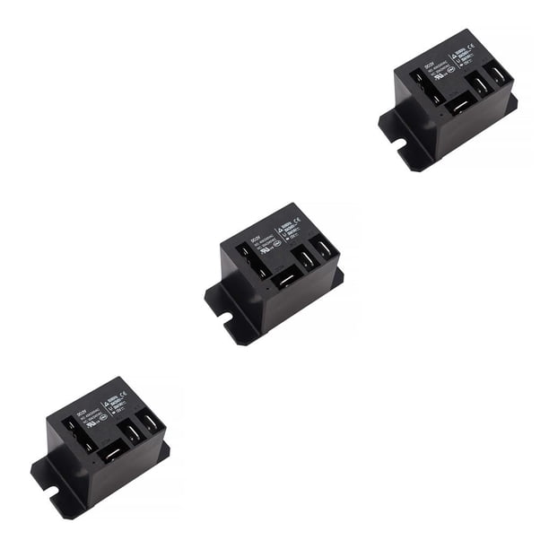 Kearding Protección de relés de compresor de coche industrial de relé de aire acondicionado de 4 pines 12V Type1 NO1