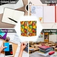 thumbnail image 6 of FORMRS 1-Subject Spiral Notebook 8" x 5" College Ruled 60 Refillable Sheet A5 Hard Cover, 2 Pack, Retro Autumn Leaves, 6 of 7