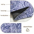 thumbnail image 6 of Round Rug 6Ft Washable Non-Slip, Purple Navy Blue Circle Area Rugs for Living Room Bedroom, Retro Botanical Abstract Art Indoor Floor Mats Carpet Runner for Home Decor Aesthetic, 6 of 8
