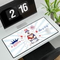 thumbnail image 3 of Happy 4th of July Patriotic Akita Marching Band Uniform Balloons Fireworks Desk Mat Full Keyboard Mouse Pad Inu Dog Lover Large Mousepad - 13009, 3 of 5