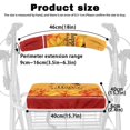 thumbnail image 6 of POLERO with Elastic Band Rollator Seat and Back Rest Covers for Outdoor Park, Polyester Fabric Reusable Moisture Wicking Seat for Walker, Thanksgiving Joy, 6 of 10
