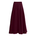 thumbnail image 4 of Wdgfv Women's Vintage High Waist Wool Blend Plaid A-Line Long Maxi Skirt with Pocket, 4 of 5