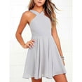thumbnail image 5 of Vestido corto sexy sin mangas y sin espalda para mujer, ideal para fiestas de verano 2024, con tirantes, cremallera trasera y cuello halter., 5 of 5