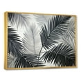 thumbnail image 2 of Designart "Tranquil Minimalist Tropical Palms" Palms & Palm Trees Floater Framed Canvas Prints, 2 of 5