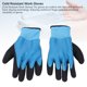 thumbnail image 4 of Guantes De Trabajo De Invierno, Guantes Para Congelador, Látex, Nailon, Elásticos Transpirables, 1 Par Para Clima Frío, 4 of 7