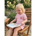 thumbnail image 4 of BemeyourBBs Toddler Baby Girls Summer 2 Piece Cherry Outfits Rib Knit Cherry Embroidery Polka Dot Short Sleeve Round Neck T Shirt Tops and Shorts Set, 4 of 9