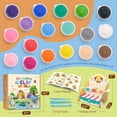 thumbnail image 3 of Holiday Deals Iumwxz DIY Modeling Kit with Tools Comes with Instructional Guide Featuring 4 Scenes & 26 Tutorials, 18 Cans of Modeling Weekly Deal Family Gifts Tailgating, 3 of 5