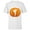White, variant on Tinker Bell Silhouette Halloween Pumpkin - Short Sleeve T-Shirt for Kids - Customized-Black