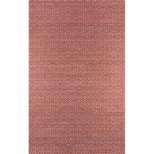 Momeni BENGABEN-5RED2030 Bengal Indien Fait à la Main Zone Tapis&44; Rouge - 2 x 3 Pi.