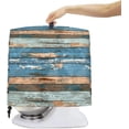 thumbnail image 4 of Stand Mixer Covers Protector Kitchen Aid Mixer Cover Wood Design Appliance Dust Covers with Top Handle Front Pocket Universal Fit Tilt Head and Bowl Lift Models, 4 of 7