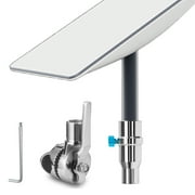 Starlink Adjustable Mount Pipe Clamp with Adapter, Aspotify Starlink Mounting Kit for Yacht Ship RV Marine, Starlink 316 Stainless Steel Mount, Starlink Internet Kit Satellite, Starlink Pole Mount